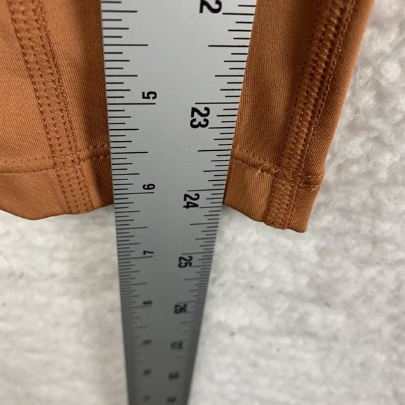 Calvin Klein Performance Leggings Womens XS Brown Stretch Super High Waist 7564 - Picture 6 of 11